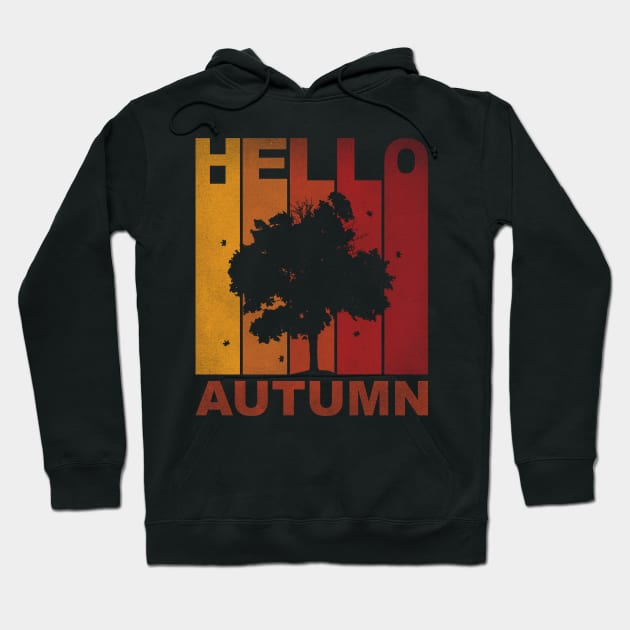 Hello Autumn Hoodie by Epic Splash Graphics